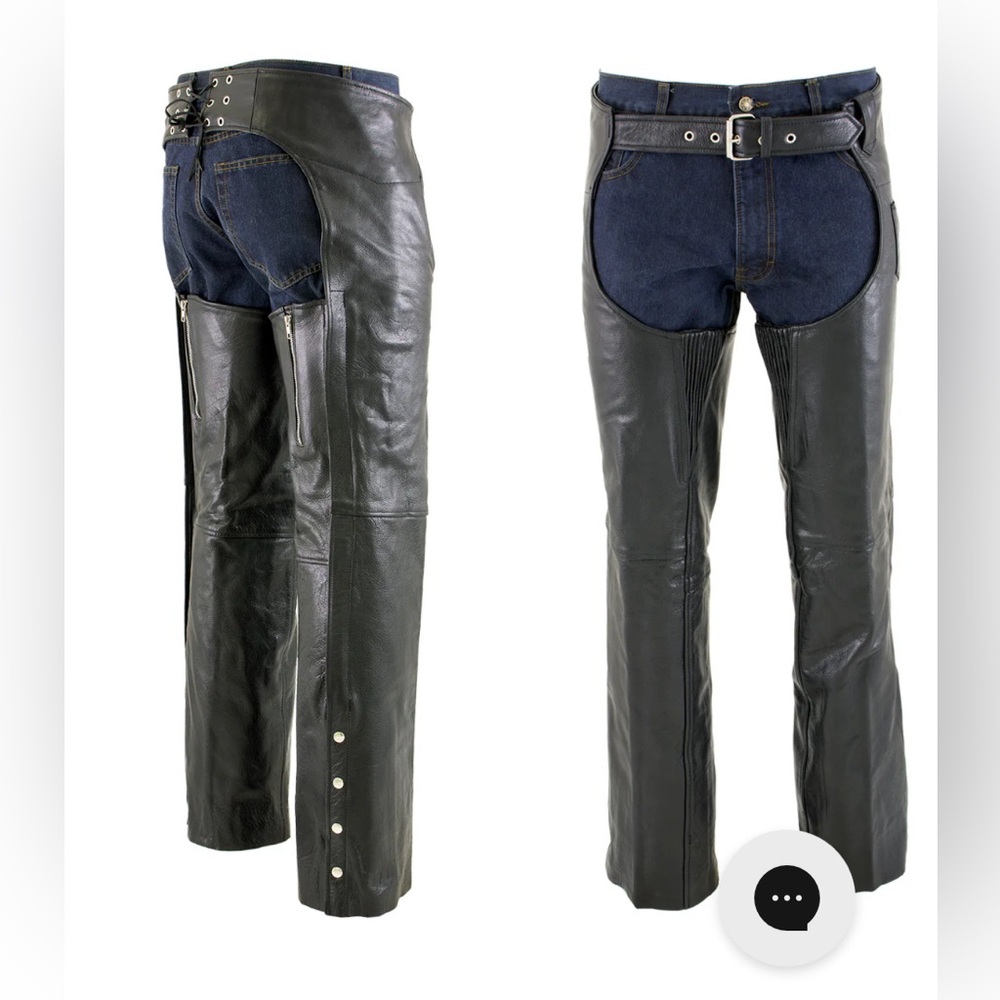Leather chops – Milwaukee motorcycle clothing company